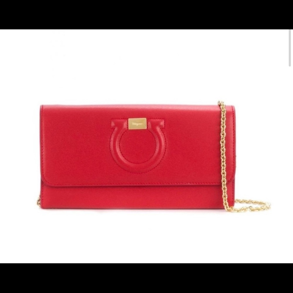 Ferragamo Wallet On a Chain - Brand New w/ Box - Picture 3 of 8